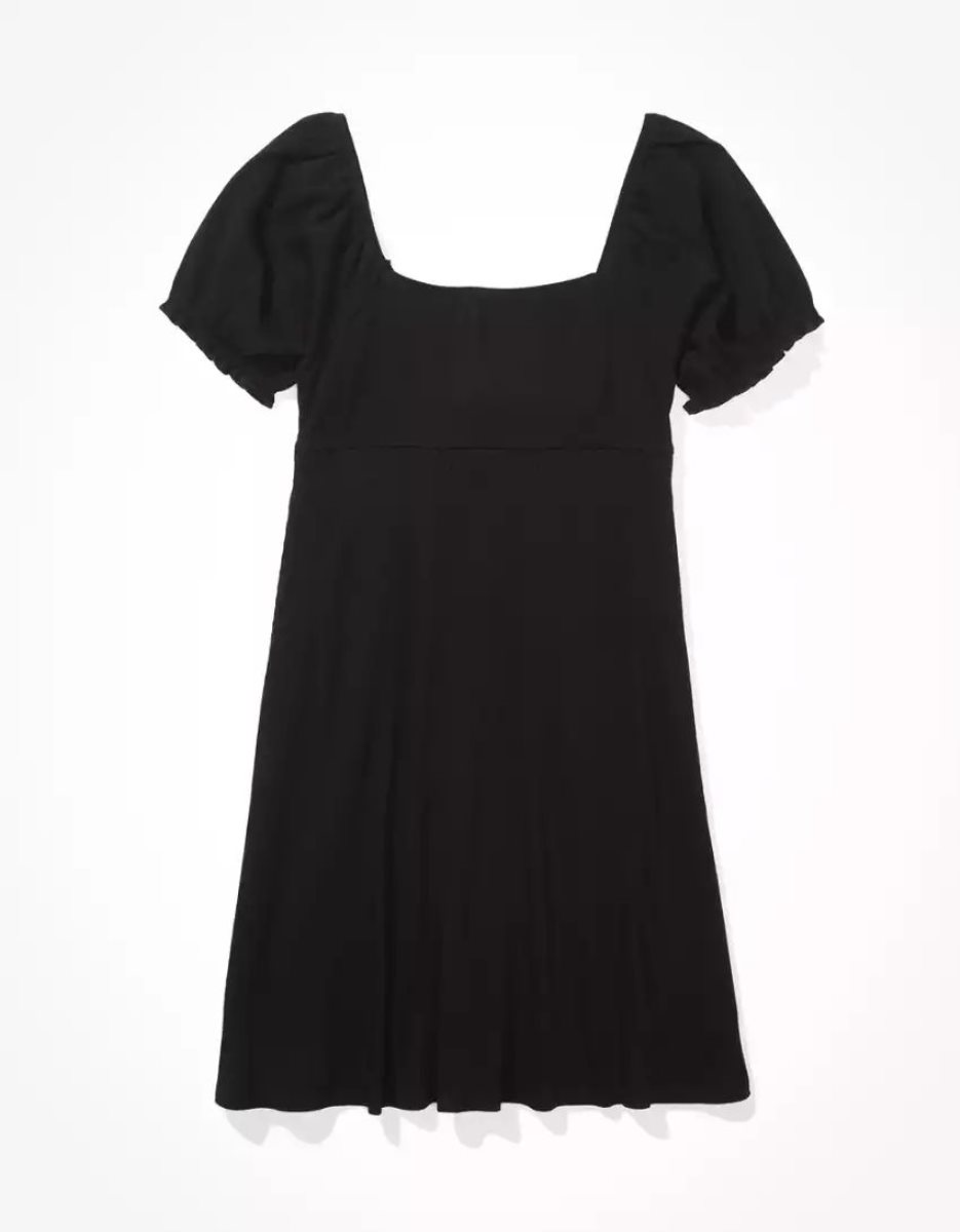 Mini Robe American Eagle AE Cut-Out Knit Noir Femme | LHN-31280116